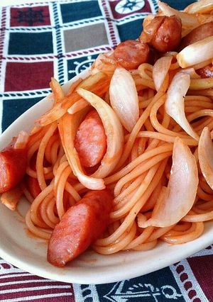 お家で簡単ナポリタン(*・∀・*)ノ-レシピのメイン写真