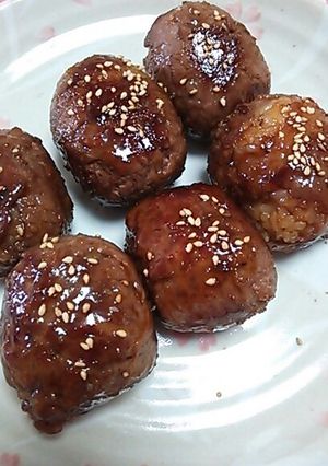 簡単！夏バテ知らず☆肉巻きおにぎり☆-レシピのメイン写真