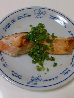 簡単! 鮭のネギ塩焼き-レシピのメイン写真