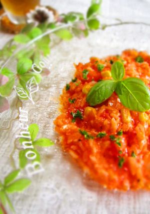 ❀10分簡単ランチ♪夏のトマトリゾット❀-レシピのメイン写真