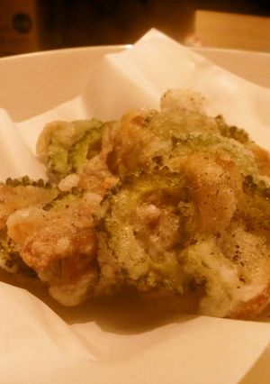 ゴーヤと豚肉簡単天ぷら-レシピのメイン写真