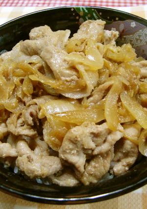 ★簡単！すき焼きのたれで＊豚丼で～す＊♪-レシピのメイン写真