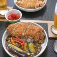 夏野菜のチキンカツカレー☆