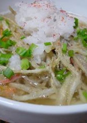 だしがしみじみ関西風ごぼ天うどん-レシピのメイン写真