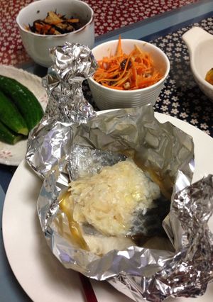 塩麹で☆鰆のしょうがネギ塩ホイル蒸し-レシピのメイン写真