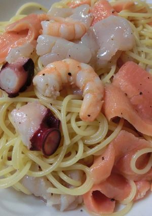 冷製パスタ　シーフード-レシピのメイン写真