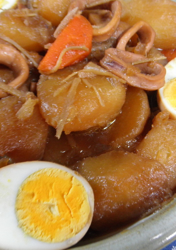 夏大根とイカのしっかり煮-レシピのメイン写真