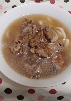 【簡単】冷やし肉うどん-レシピのメイン写真