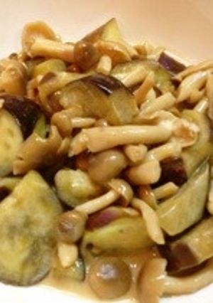 茄子としめじのマヨポン炒め-レシピのメイン写真