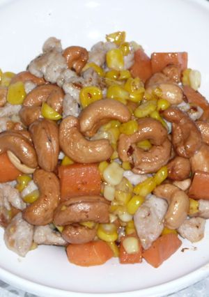 カシューナッツと肉の中華炒め-レシピのメイン写真