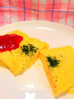 ふわとろチーズオムレツ♪簡単作り方-レシピのメイン写真
