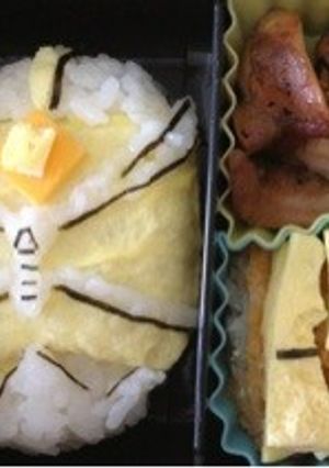 キャラ弁 仮面ライダーウィザード（黄）-レシピのメイン写真