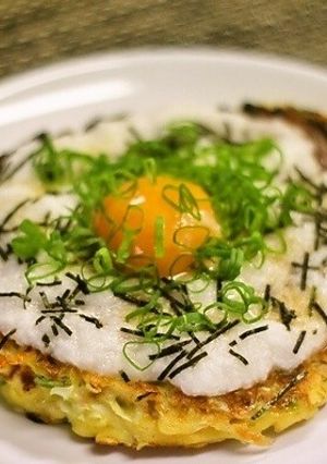 山かけミックス焼き♪（お好み焼き）-レシピのメイン写真