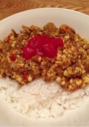 カレー麻婆丼-レシピのメイン写真