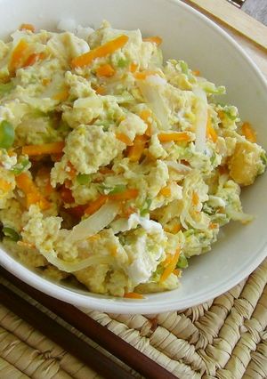 簡単☆残り野菜できつね丼-レシピのメイン写真