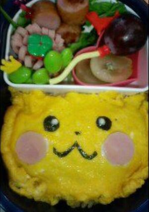 キャラ弁～ピカチュウ～簡単！-レシピのメイン写真