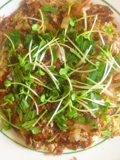 レタスと人参と豚の山葵醤油お好み焼-レシピのメイン写真