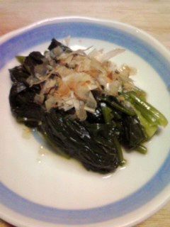 レンジで簡単!ホウレン草の本格お浸し-レシピのメイン写真