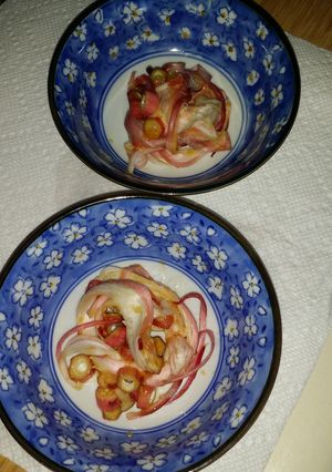 月下美人の酢味噌和え-レシピのメイン写真
