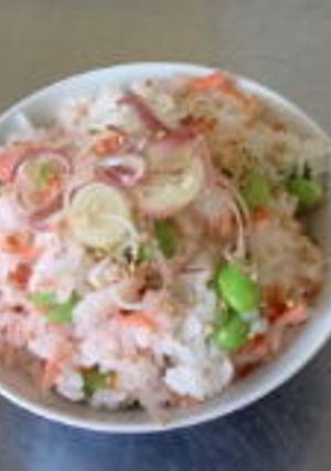 鮭と枝豆の混ぜご飯-レシピのメイン写真