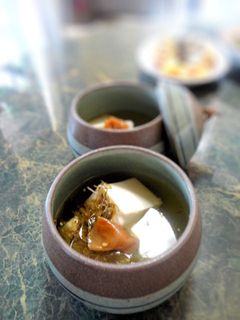 夏毎日食べたい☆冷製梅味☆豆腐のお吸い物-レシピのメイン写真