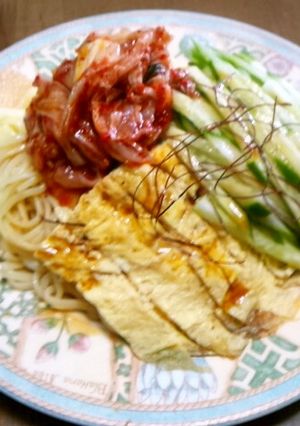 俺流♪韓国キムチの冷やし中華-レシピのメイン写真