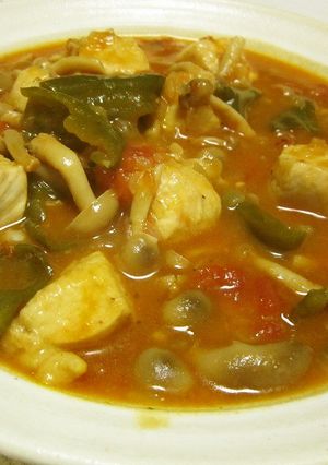 ヘルシ～＆簡単♪鶏肉のトマト煮-レシピのメイン写真