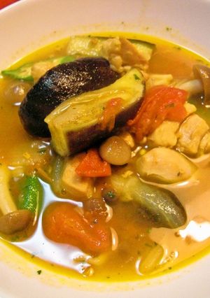 夏野菜のスープカレー-レシピのメイン写真