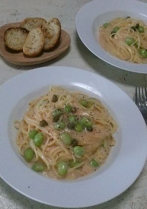 ビシソワーズ×明太子の夏パスタ！-レシピのメイン写真