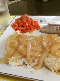 イカ丼とマグロのワンプレートランチ-レシピのメイン写真