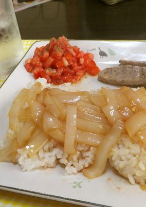 イカ丼とマグロのワンプレートランチ-レシピのメイン写真