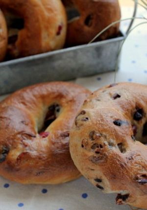 HBで♪食べやすい固さのベーグル2種-レシピのメイン写真