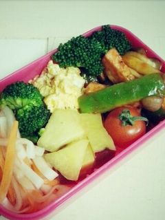 旦那弁♪ハム達のケチャップ炒め☆-レシピのメイン写真