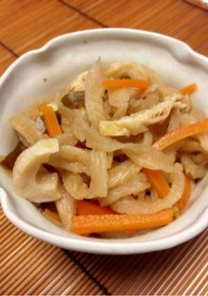 圧力鍋で、水で戻さない切り干し大根の煮物-レシピのメイン写真