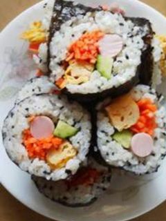 直伝本格的韓国海苔巻き☆キンパ!恵方巻き-レシピのメイン写真