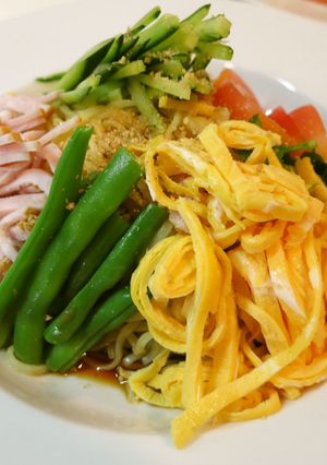 簡単プロの技!マルちゃん正麺の冷やし中華-レシピのメイン写真