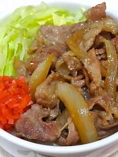 めんつゆで豚丼☆弁当-レシピのメイン写真