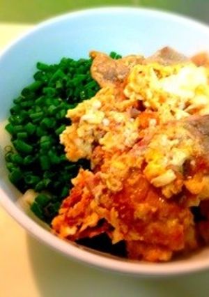 肉玉うどん-レシピのメイン写真