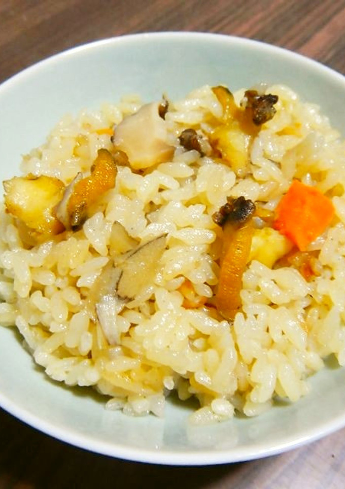 サザエの炊き込みご飯-レシピのメイン写真