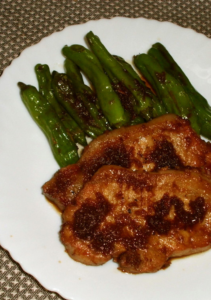 豚ロースステーキ肉のしょうが焼き-レシピのメイン写真