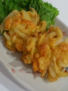 簡単! エビと玉ねぎのかき揚げ-レシピのメイン写真
