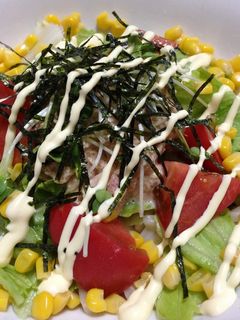 夏に食べたい!冷たいサラダうどん☆-レシピのメイン写真