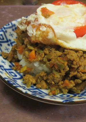 夏野菜たっぷりドライカレー-レシピのメイン写真