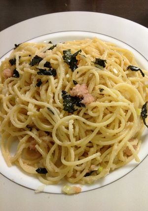 味も触感も楽しめる簡単タラコパスタ-レシピのメイン写真