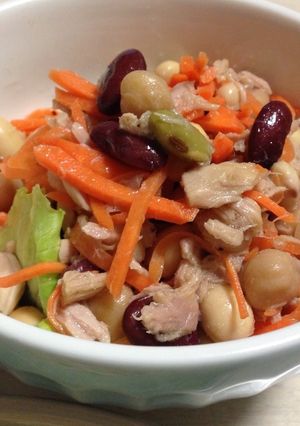 簡単！ DELI風 人参と豆のサラダ-レシピのメイン写真