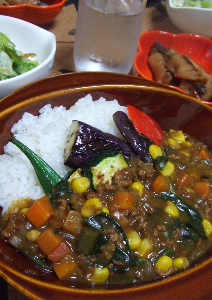 10分で☆野菜たっぷり簡単キーマカレー風-レシピのメイン写真