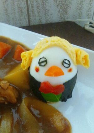 ゆでたまごでデコカレー☆【べーやん】-レシピのメイン写真