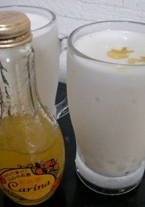 バナナスムージーをジュレのお酒で♪-レシピのメイン写真