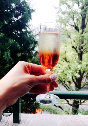 キール　桃ジュレ　-レシピのメイン写真