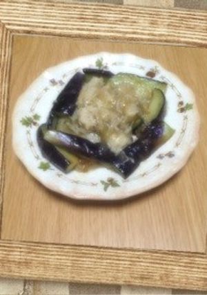 絶品★ホタテあんかけナス!-レシピのメイン写真
